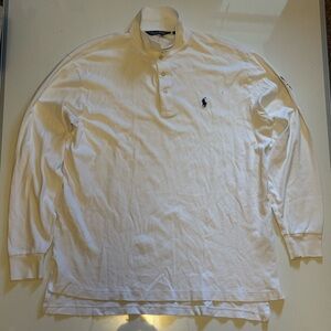 Polo Ralph Lauren Men's White Long Sleeve Polo Shirt